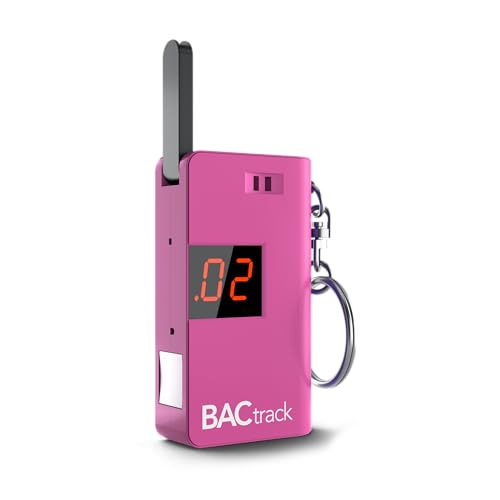 Bactrack Portachiavi Etilometro (Rosa) | Portachiavi Tascabile Ultra Portatile Per Uso Personale