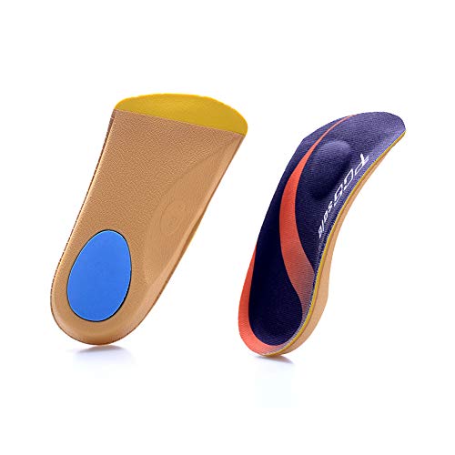 Pcssole'S 3/4 Solette Ortopediche Plantari Per Arco Alto,Solette Scarpe Antinfortunistiche Per Fascite Plantare, Piedi Piatti, Pronazione,Iperpronazio