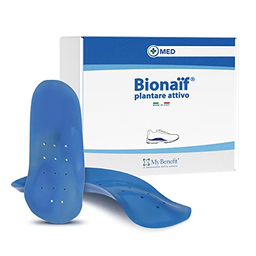 My Benefit Bionaif Blu, Plantare Attivo, In Polimero Di Resina, Elasticamente Deformabile, Aiuta A Migliorare La Postura, Favorisce La Circolazione Sa