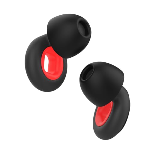 Enixwh Tappi Orecchie Dormire, Tappi Per Orecchie Antirumore, Protezione Acustica Antirumore In Morbido Silicone Riutilizzabile Lavabili, 8 Inserti Au