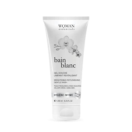 Woman Essentials Bain Blanc 200Ml - Gel Doccia Intime E Corpo Rivitalizzante Con Acido Ialuronico. Pelle Fragile E Sensibile, Soggetta A Segni Di Inve