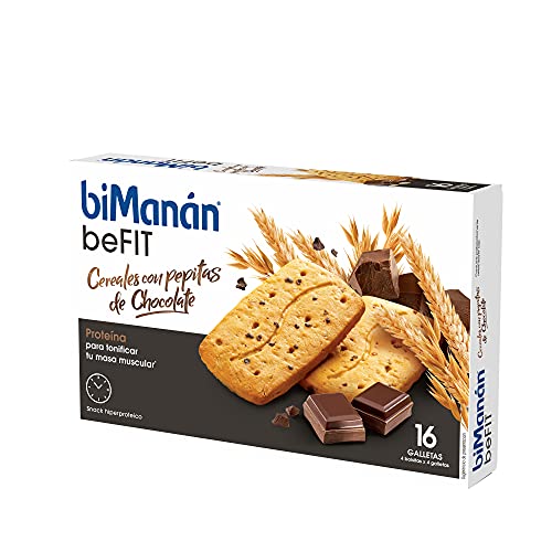 Biomanan Pro Galletas Cereales Con Pepitas Choco (16 Uds)