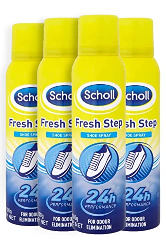 Scholl Fresh Step Shoe Spray, 150 Ml, Confezione Da 4