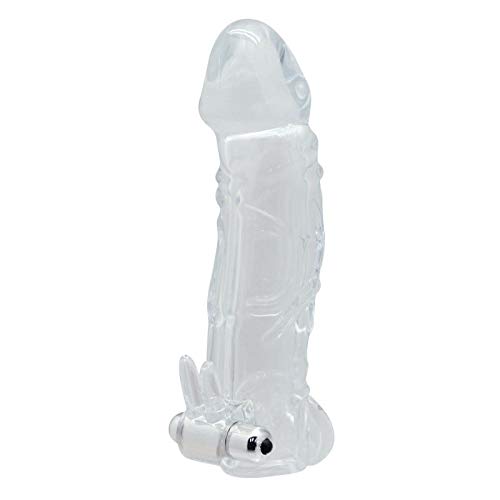 Guaina Estensore Pene Pisello Con Vibratore Stimolatore Clitoride