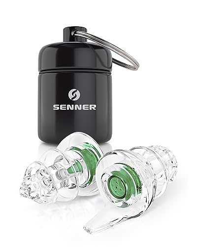 Senner Kidspro Plug Tappi Per Orecchie Antirumore A Protezione Dell’Udito, Con Contenitore In Alluminio. Ideali Per Bambini, Leggeri E Facili Da Porta
