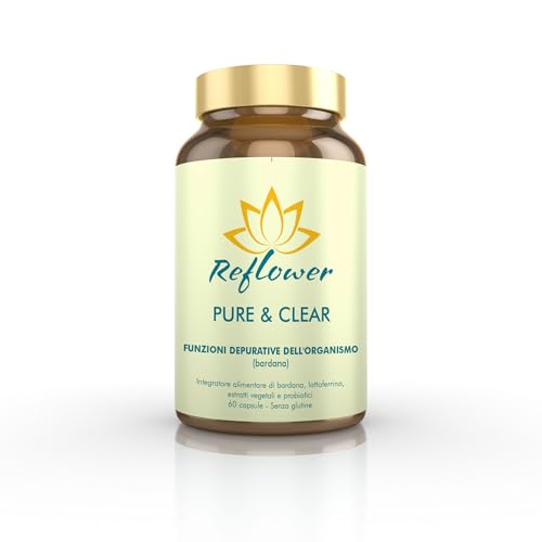Reflower - Pure & Clear 60 Cps - Trattamento Per Pelle Grassa E Acneica