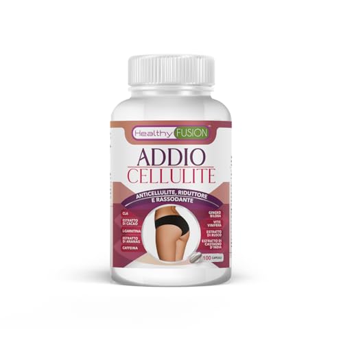 Healthy Fusion Addio Cellulite | Capsule Anticellulite E Rassodanti | Elimina La Pelle A Buccia D'Arancia | Previene Le Varici E La Ritenzione Idrica
