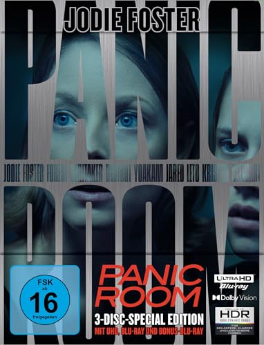 Panic Room - Limited Steelbook (4K Ultra Hd) (+ Blu-Ray) (+ Bonus-Blu-Ray)