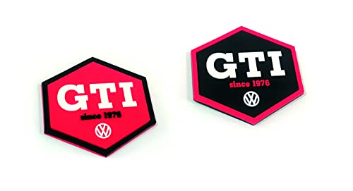 Brisa Vw Collection Volkswagen Kühlschrankbüropinnwandsoftmagnet Im Gti Design Im 2Erset (Sechseck/Rot & Schwarz Front)