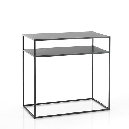 Tomasucci Terrell Consolle, Nero, H77 X 40 X 80 Cm