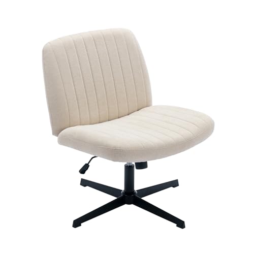 Colamy 7261+7261W Sedia Da Ufficio, Tessuto, Beige, Taglia Unica