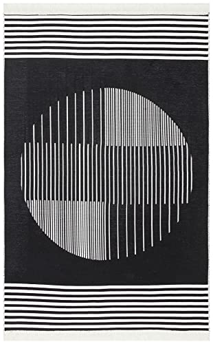 Arya 25 Bianco/Nero, 120 X 180 Cm