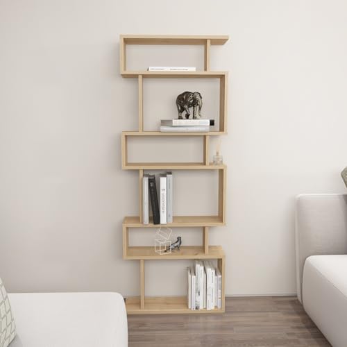 Hanah Home Bookshelf, Quercia, Taglia Unica