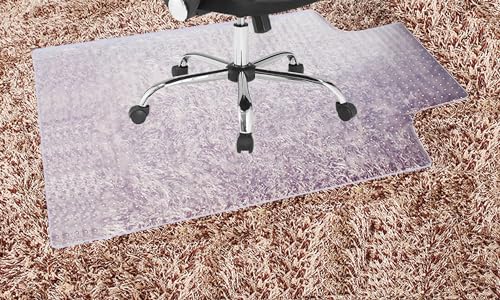 Tuka-I-Akut 90 X 120 Cm Tappetino Protettivo Per Moquette, Con Rivetti, Tappeto Per Sedia Da Ufficio Per Tappeti, Spesso E Resistente, Tappetino Salva