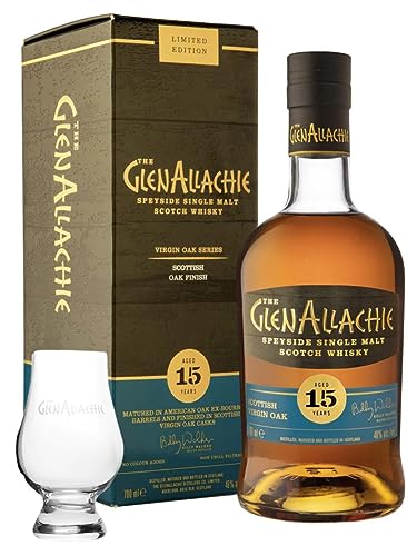 The Glenallachie 15 Years Old Scottish Virgin Oak 48% Vol. 0,7L In Giftbox