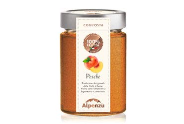 Alpenzu - Alpenzu - Composta Di Pesche 100% Frutta - 350Gr