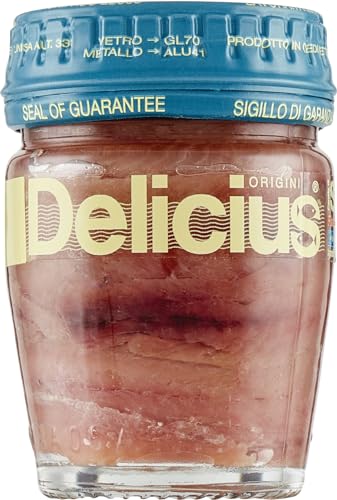 Delicius Filetti Di Alici Canale Di Sicilia Tese In Olio Di Oliva, 58G