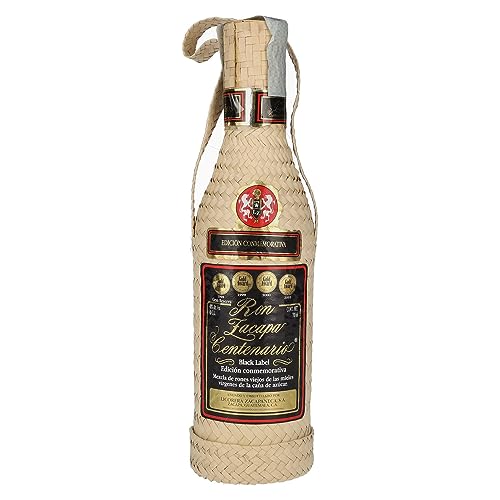Ron Zacapa Centenario 23 Años Bastflasche Black Label 40% Vol. 0,7L