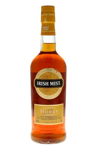 Irish Mist Whiskey Irlandese Al Miele, Bilanciato Con Erbe Aromatiche E Spezie, Bottiglia In Vetro Da 70 Cl