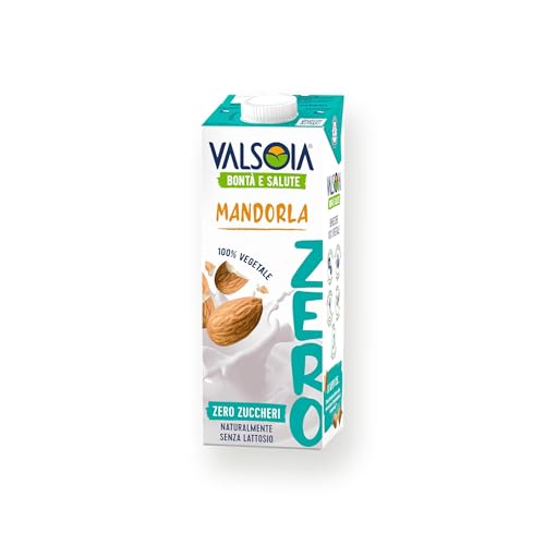 Valsoia, Liquido, Bevanda Mandorla Gluten Free, Zero Zuccheri, 1L