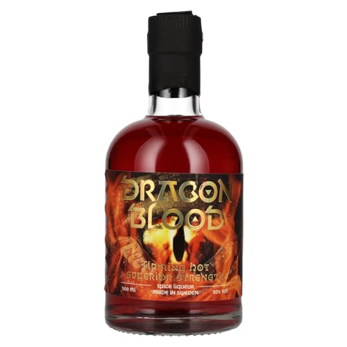 Dragon Blood Flaming Hot Superior Strength Liqueur 50% Vol. 0,5L