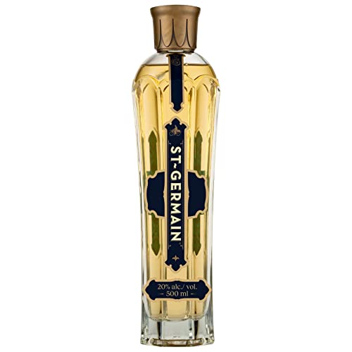 St-Germain Liquore Artigianale Ai Fiori Di Sambuco, Raccolti A Mano E Senza Aromi Artificiali, Vol. 20%, 50 Cl / 500 Ml