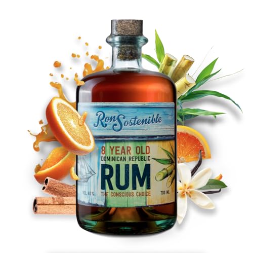 Ron Sostenible 8 Years Old The Conscious Choice Rum 40% Vol. 0,7L