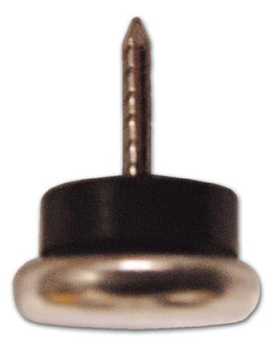 Gommino Sottosedia A Chiodo In Acciaio Nichelato Misura 23 Mm 10Pz