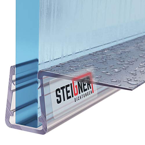Steigner Guarnizione Doccia, 80Cm, Per Spessore Vetro 6/7/ 8 Mm, Guarnizione Dritta In Pvc, Uk11