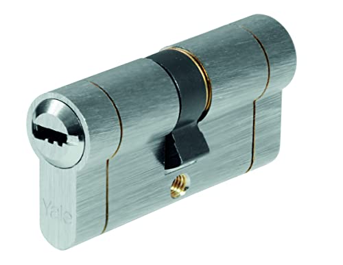 Yale Cilindro Europeo Di Sicurezza Per Serratura Y2S0Kd3535F0000 Nichelato, 35/35 Mm, Doppio, Frizionato, 5 Chiavi