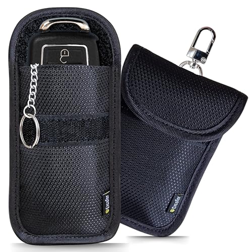 Exosfer - Custodia Schermata Chiave Keyless. Gabbia Faraday Antifurto Auto. Blocco Segnale Rfid/Chiavi, Telecomando E Telepedaggio. Schermatura Rinfor