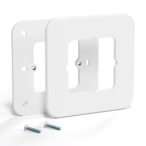 Meross Placche A Parete Per Scatola 503, Placche Per Interruttori Compatibile Con Meross Termostato Wifi, Copri Cassetta Per Scatola 503 Contiene Due 