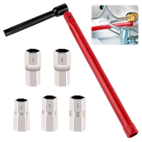 Mxtimwan Chiave Rubinetto Lavello, Chiavi A Bussola, Wrench Sink Faucet, Chiagne, Chiave Per Dadi Rubinetti, Utensile Per L'Installazione Dei Rubinett