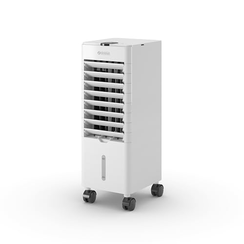 Olimpia Splendid, Peler 4T Raffrescatore Evaporativo, Doppia Funzione Raffrescatore E Ventilatore, Display Touch Screen