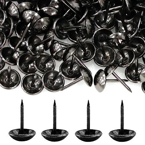 500 Chiodi Da Tappezzeria, Betterjonny Puntine Per Tappezzeria In Nero Chiodi Tappezzeria Puntine Decorativo Bullette Borchie Decorative Per Mobili Di
