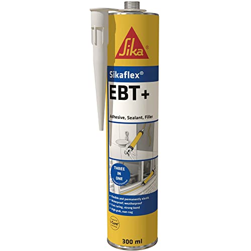 Everbuild Skflexebtcr Sikaflex Ebt Plus - Sigillante Trasparente, Flacone Da 300 Ml