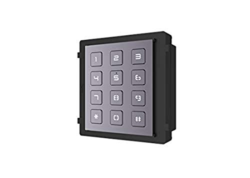 Hikvision Digital Technology Ds-Kd-Kp Accessorio Citofono Tastiera - Accessori Citofono (Tastiera, Nero, Grigio, Hikvision, Ik07, -40-60 °C, 98,5 Mm)