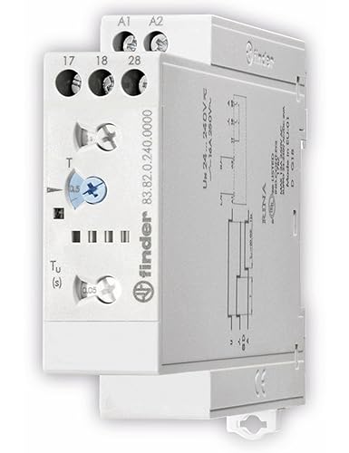 Finder Serie 83 – Timer Modulare 2No 24 – 240 V Corrente Alterna/Corrente Continua
