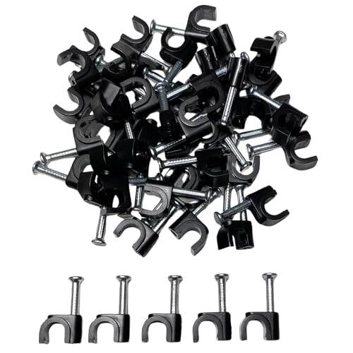 Clips Nero Cavo Rotondo