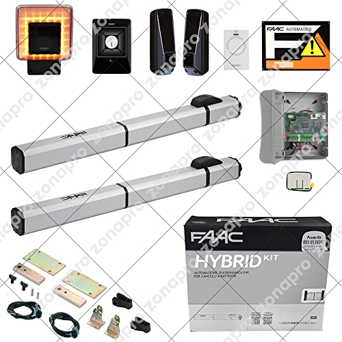 Faac Kit Automazione Oleodinamico 24V Dc Hybrid 450 Kit Safe 105683