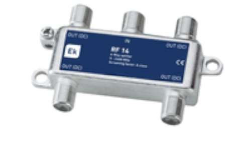 Ek Rf 14 – Splitter Clase-A 4 Uscite 5 – 2400 Mhz Corrente Continua