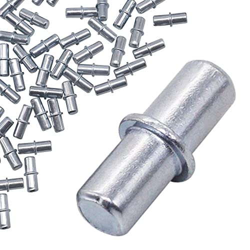 Skir'Co 20 Perni Per Mensole 4 X 16 Mm, Supporti Per Mensole In Metallo, Staffe Per Scaffali, Picchetti Per Supporti Per Mensole