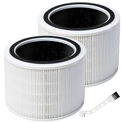 2 Pezzi Filtro Di Ricambio Compatibile Con Levoit Core 200S,Core 200-Rf Purificatore D'Aria,Filter Hepa,Filtro Ai Carboni Attivi Ad Alta Efficienza