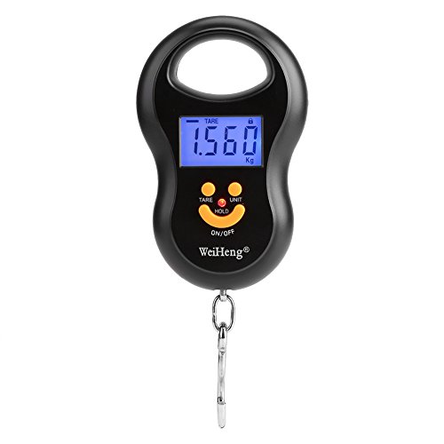 Luggage Scale, 50 Kg/10G Lcd Portatile Digitale Tasca Gru Bilancia Elettronica Capacità Gancio Per Aereo Da Viaggio Bagagli Di Peso Home Shopping Pesc