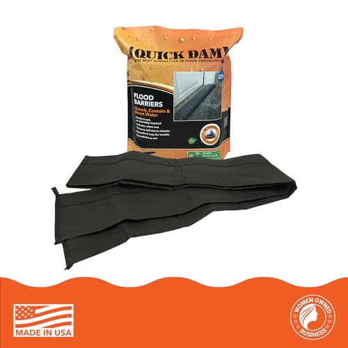 Quick Dam- Barriera Contro Gli Allagamenti, Si Attiva Con L’Acqua, Lunghezza 3 M, Confezione Da Un Pezzo, Qd610-1