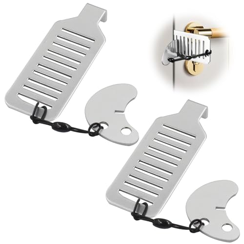 2 Serrature Portatili, Serrature Per Porte, Serrature Da Viaggio, Serrature Portatili, Morsetti Di Sicurezza, Serrature Di Sicurezza Per Hotel, Dispos
