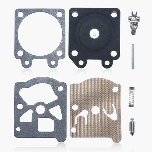 Haishine 2 Set Riparazione Del Carburatore Ricostruzione Del Kit Diaframma Di Carbone Per Partner 350 351 370 371 420 Motosega Walbro 33-29 Parti Di R