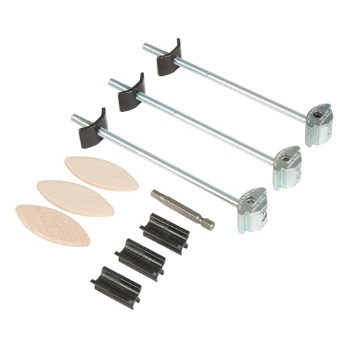 Trend Kit Di Connessione Per Piani Di Lavoro Zipbolt, Acciaio Zincato, 26-40Mm, Include Punta Esagonale E Biscotti, Zip/35/164/3
