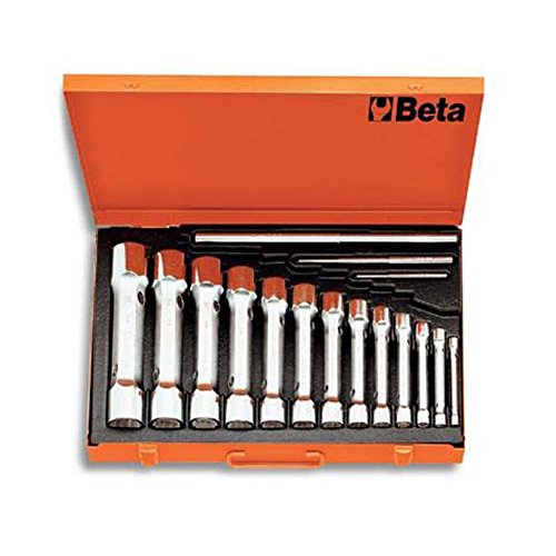 Beta 930/C13 - Serie Di 13 Chiavi A Tubo Doppie Poligonali Serie Pesante (Art. 930) In Cassetta