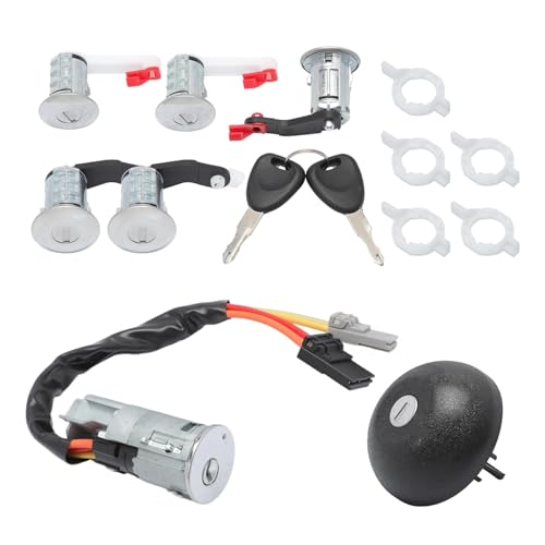 Proplip Kit Neiman Antifurto Sterzo + 5 Serrature + Tappo Benzina Compatibile Per Clio 2 Master 2 Movano Megane Kangoo Scenic Twingo Interstar 7701471